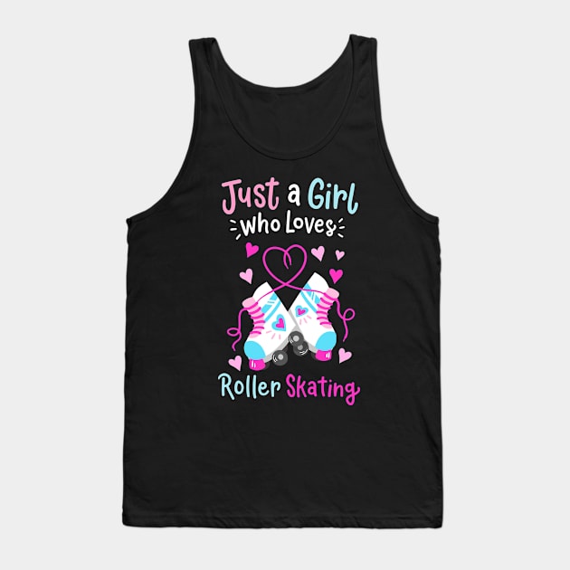 Roller Skating Roller Skater Tank Top by KAWAIITEE